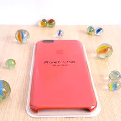 قاب گوشی موبایل iPhone 6 Plus سیلیکونی اصلی Silicone Case رنگ عنابی مات