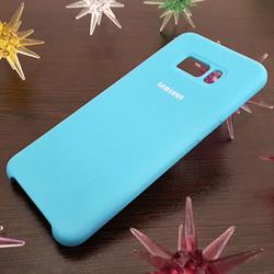 قاب گوشی موبایل SAMSUNG Galaxy S8 Plus سیلیکونی Silicone Case رنگ آبی آسمانی