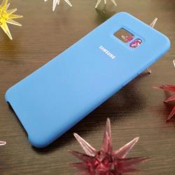قاب گوشی موبایل SAMSUNG Galaxy S8 Plus سیلیکونی Silicone Case رنگ آبی لاجوردی