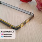 بامپر محافظ گوشی iPhone 6/6s طرح فلورال رنگ خاکستری طلایی