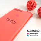 قاب گوشی موبایل iPhone 7 Plus سیلیکونی اصلی Silicone Case رنگ گلی