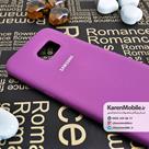 قاب گوشی موبایل SAMSUNG Galaxy S7 Edge سیلیکونی Silicone Case رنگ بنفش بادمجانی