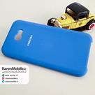قاب گوشی موبایل SAMSUNG A7 2017 / A720 سیلیکونی Silicone Case رنگ آبی