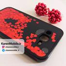 قاب گوشی موبایل SAMSUNG J7 2015 مدل آکواریومی قلبی رنگ قرمز