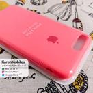 قاب گوشی موبایل iPhone 8 Plus سیلیکونی اصلی Silicone Case رنگ گلبهی فسفری