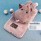 قاب گوشی موبایل SAMSUNG Galaxy S6 مدل عروسکی پشمالو طرح 4 رنگ خاکستری