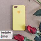 قاب گوشی موبایل iPhone 5/5s/SE سیلیکونی اصلی Silicone Case رنگ زرد