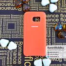 قاب گوشی موبایل SAMSUNG Galaxy S7 Edge سیلیکونی Silicone Case رنگ نارنجی