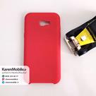 قاب گوشی موبایل SAMSUNG A7 2017 / A720 سیلیکونی Silicone Case رنگ جگری روشن