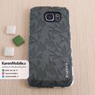 قاب گوشی موبایل SAMSUNG Galaxy S6 برند PLATINA طرح هندسی رنگ زغال سنگی