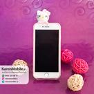 قاب گوشی موبایل iPhone 7 طرح Hello Kitty عروسک دار رنگ صورتی