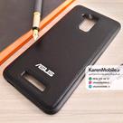 قاب گوشی موبایل ASUS Zenfone 3 Max ZC520TL مدل پشت چرم طرح دور دوخت رنگ مشکی