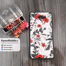 قاب گوشی موبایل SAMSUNG J5 Prime طرح گل رز قرمز رنگ سفید مشکی