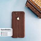 قاب گوشی موبایل iPhone 7 برند ROCK مدل طرح چوب رنگ مشکی
