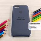 قاب گوشی موبایل iPhone 7 سیلیکونی اصلی Silicone Case رنگ سورمه ای مات