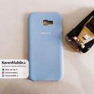 قاب گوشی موبایل SAMSUNG A7 2017 / A720 سیلیکونی Silicone Case رنگ آبی کمرنگ