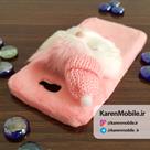 قاب گوشی موبایل SAMSUNG J7 Prime مدل عروسکی پشمالو رنگ صورتی