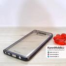 قاب گوشی موبایل SAMSUNG Note 5 برند ROCK مدل ژله ای شفاف بامپر رنگ زغال سنگی
