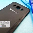 قاب گوشی موبایل SAMSUNG J5 2016 / J510 مدل پشت چرم طرح دور دوخت رنگ مشکی