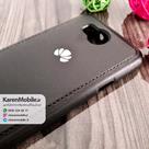 قاب گوشی موبایل Huawei Y3II برند NOBEL مدل پشت چرم طرح دور دوخت رنگ مشکی