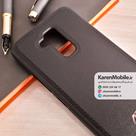 قاب گوشی موبایل ASUS Zenfone 3 Max ZC520TL مدل پشت چرم طرح دور دوخت رنگ مشکی