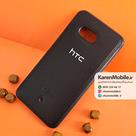 قاب گوشی موبایل HTC U11 مدل پشت چرم طرح دور دوخت رنگ مشکی