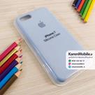 قاب گوشی موبایل iPhone 7 سیلیکونی اصلی Silicone Case رنگ آبی کمرنگ