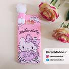 قاب گوشی موبایل SAMSUNG Galaxy S8 Plus طرح Hello Kitty عروسک دار رنگ صورتی 