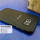 قاب گوشی موبایل SAMSUNG Galaxy S6 Edge برند NOBEL مدل پشت چرم طرح دور دوخت رنگ مشکی