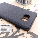 قاب گوشی موبایل SAMSUNG Note 5 مدل کتانی رنگ زغال سنگی