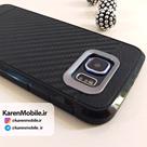 قاب گوشی موبایل SAMSUNG Galaxy S6 برند motomo مدل ژوئن رنگ مشکی نقره ای