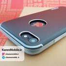 قاب گوشی موبایل iPhone 7 برند ROCK مدل بامپر ژله ای پشت آلومینیومی رنگ مشکی