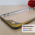 بامپر محافظ گوشی iPhone 6/6s طرح فلورال رنگ خاکستری طلایی
