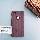 قاب گوشی موبایل iPhone 7 برند ROCK مدل طرح چوب رنگ سورمه ای