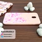 قاب گوشی موبایل SAMSUNG J7 Pro / J730 طرح شکوفه رنگ صورتی 