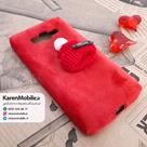قاب گوشی موبایل SAMSUNG J2 Prime مدل زمستانی کلاهدار رنگ قرمز