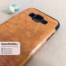 قاب گوشی موبایل SAMSUNG J7 2015 برند REMAX مدل چرم رنگ عسلی