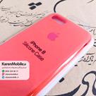 قاب گوشی موبایل iPhone 8 سیلیکونی اصلی Silicone Case رنگ گلی
