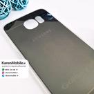 قاب گوشی موبایل SAMSUNG Galaxy S6 طرح متال بامپر ژله ای شفاف رنگ زغال سنگی