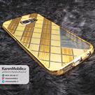 قاب گوشی موبایل SAMSUNG Galaxy S6 Edge برند motomo طرح لاکچری مدل ژله ای رنگ طلایی