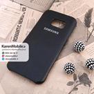 قاب گوشی موبایل SAMSUNG Galaxy S7 طرح چرم مصنوعی رنگ مشکی