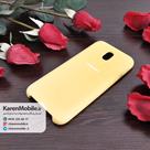 قاب گوشی موبایل SAMSUNG J5 Pro / J530 سیلیکونی Silicone Case رنگ زرد