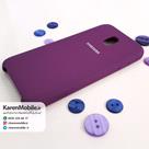 قاب گوشی موبایل SAMSUNG J3 Pro 2017 / J330 سیلیکونی Silicone Case رنگ بنفش بادمجانی