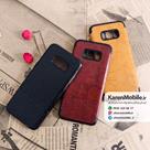 قاب گوشی موبایل SAMSUNG Galaxy S8 برند REMAX مدل چرم رنگ مشکی