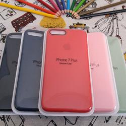 قاب گوشی موبایل iPhone 7 Plus سیلیکونی Silicone Case رنگ صورتی