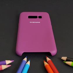 قاب گوشی موبایل SAMSUNG Galaxy S8 سیلیکونی Silicone Case رنگ بنفش بادمجانی