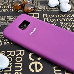 قاب گوشی موبایل SAMSUNG Galaxy S7 Edge سیلیکونی Silicone Case رنگ بنفش بادمجانی