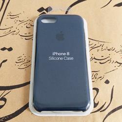 قاب گوشی موبایل iPhone 8 سیلیکونی اصلی Silicone Case رنگ سورمه ای مات