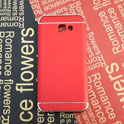 قاب گوشی موبایل SAMSUNG A7 2017 / A720 برند JOYROOM طرح 2، رنگ قرمز طلایی