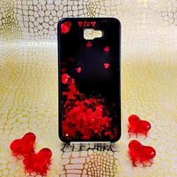 قاب گوشی موبایل SAMSUNG J7 Prime مدل آکواریومی قلبی رنگ قرمز